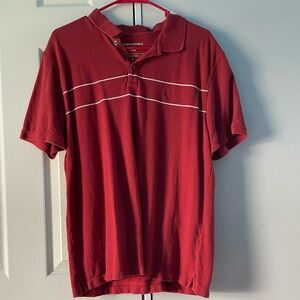 Banana Republic. Size L, red & white.
